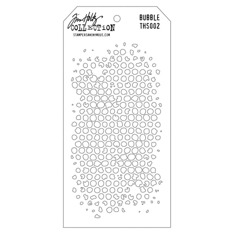 Tim Holtz - Stampers Anonymous - Layering Stencil - Bubble