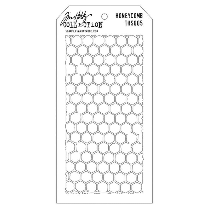 Tim Holtz - Stampers Anonymous - Layering Stencil - Honeycomb