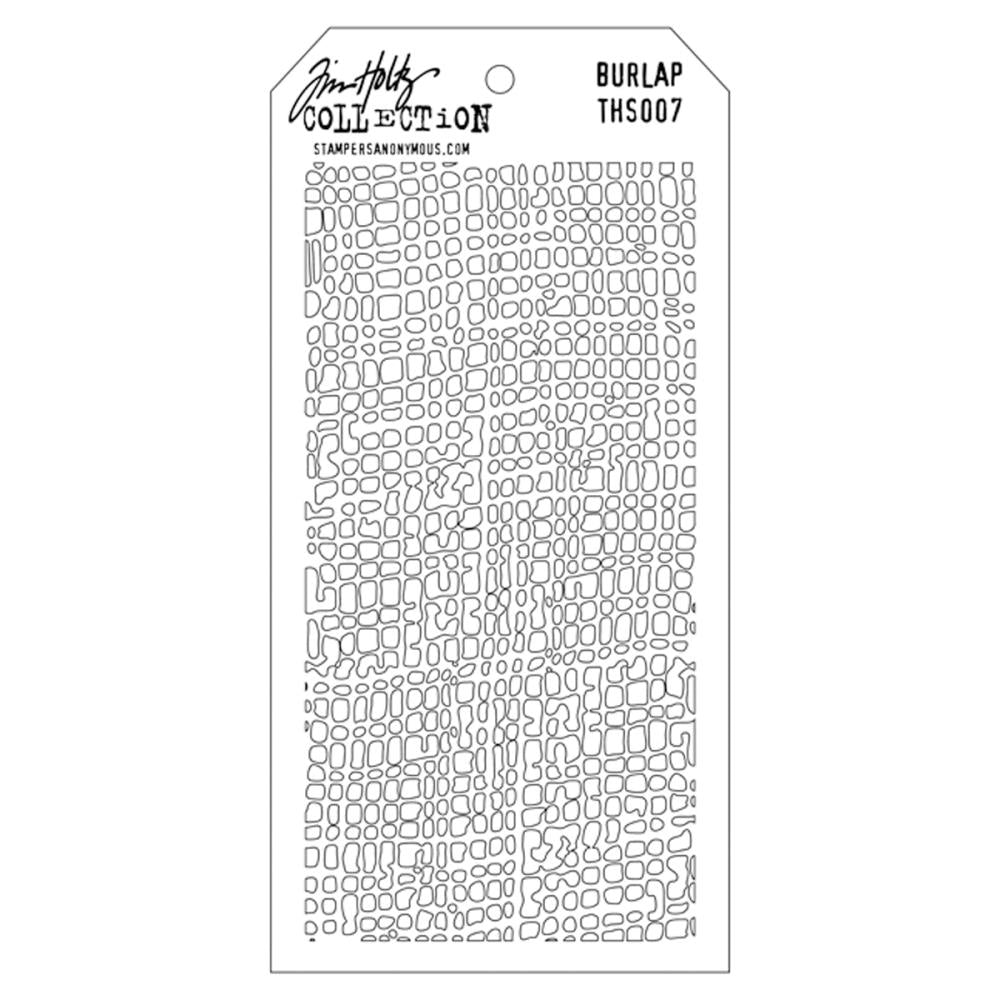 Tim Holtz - Stampers Anonymous - Layering Stencil - Burlap
