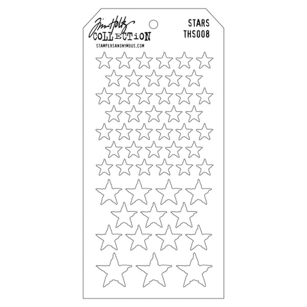 Tim Holtz - Stampers Anonymous - Layering Stencil - Stars