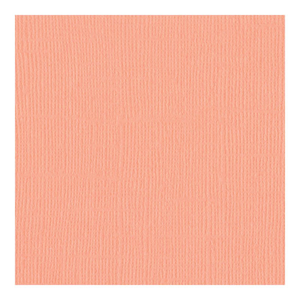 Bazzill - Mono Cardstock 12"X12" - Coral Cream