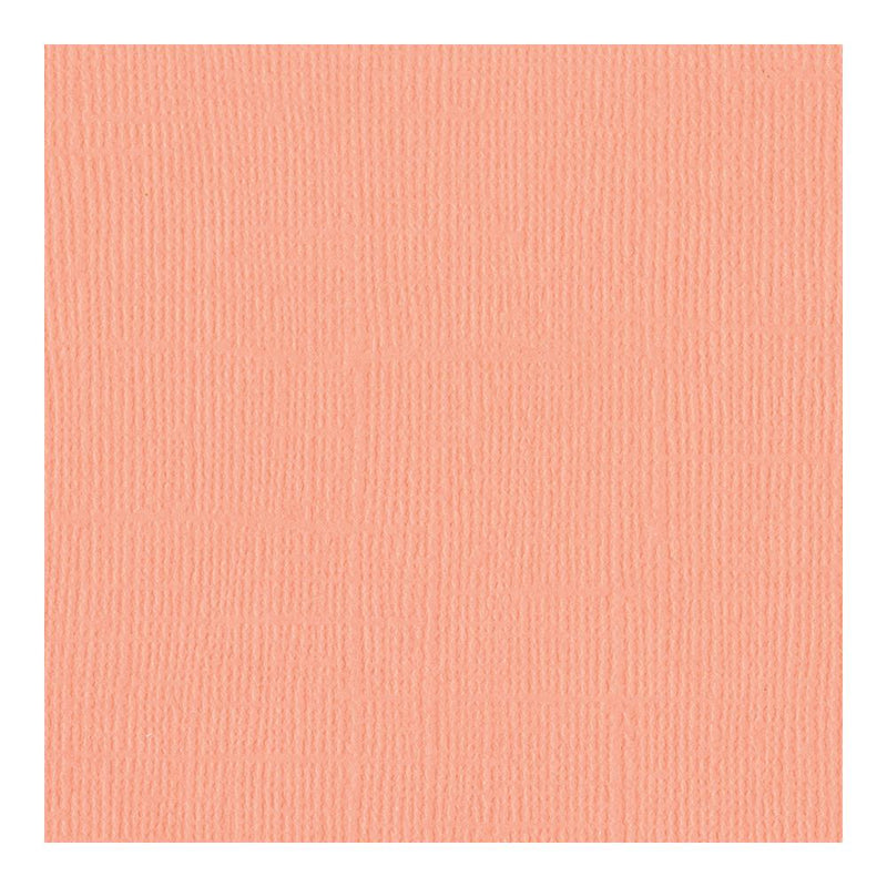 Bazzill - Mono Cardstock 12"X12" - Coral Cream