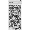 American Crafts - Soho Garden - Thickers Alphabet Stickers - Glitter Foam Boho