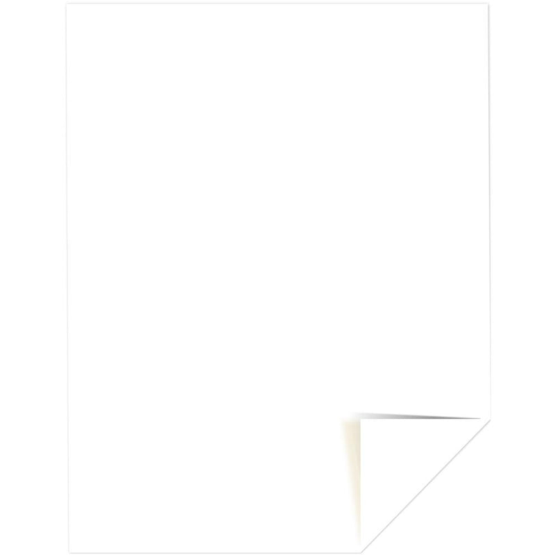 Neenah - 80lb Classic Crest Cardstock 8.5"X11" - Solar White - x 1 Sheet