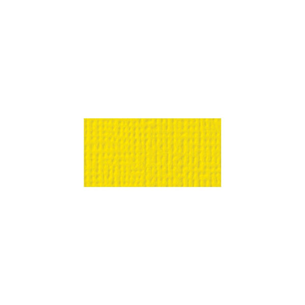 American Crafts - Textured Cardstock 12"X12" - Lemon