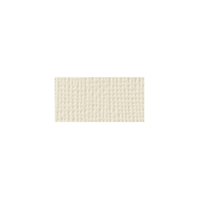 American Crafts - Textured Cardstock 12"X12" - Vanilla