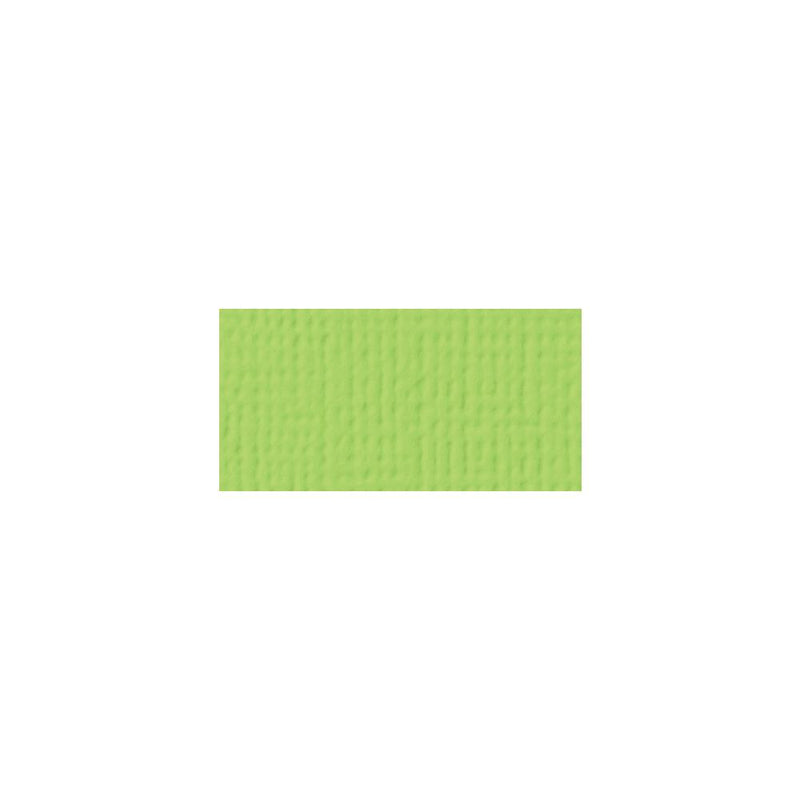 American Crafts - Textured Cardstock 12"X12" - Key Lime