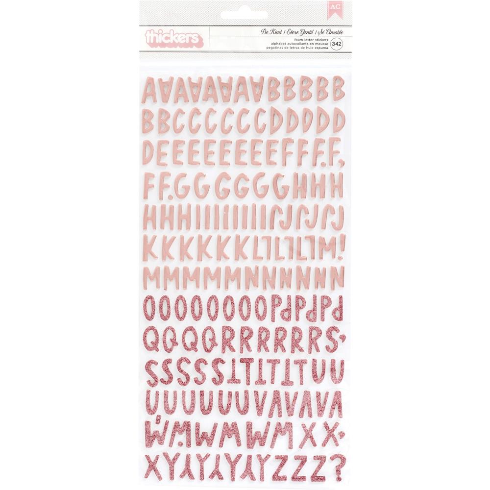 Amy Tangerine - Stay Sweet - Thickers Stickers - Be Kind Alpha - Bush Foam