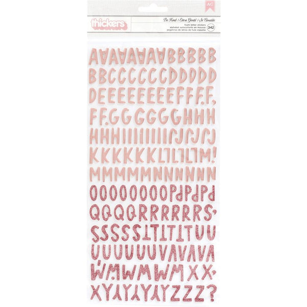 Amy Tangerine - Stay Sweet - Thickers Stickers - Be Kind Alpha - Bush Foam