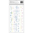Shimelle - Sparkle City - Thickers Stickers - Sparkle Phrases & Icons - Foam