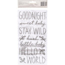 Pebbles - Peek-A-Boo You - Thickers Stickers Phrase & Icons - Puffy