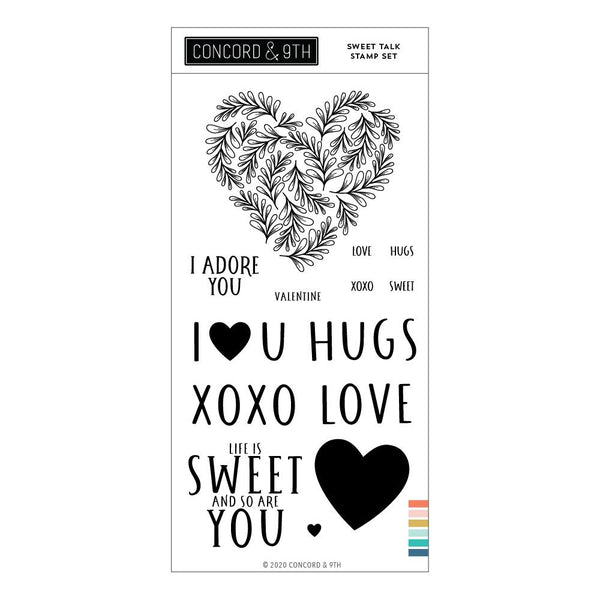 Concord & 9th - Clear Stamps 4"X8" - Sweet Talk