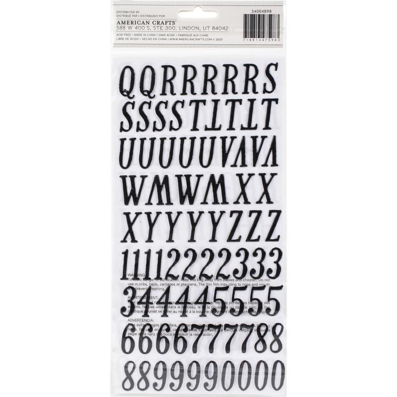 Maggie Holmes - Garden Party - Thickers Stickers - Delightful Alphabet - Puffy