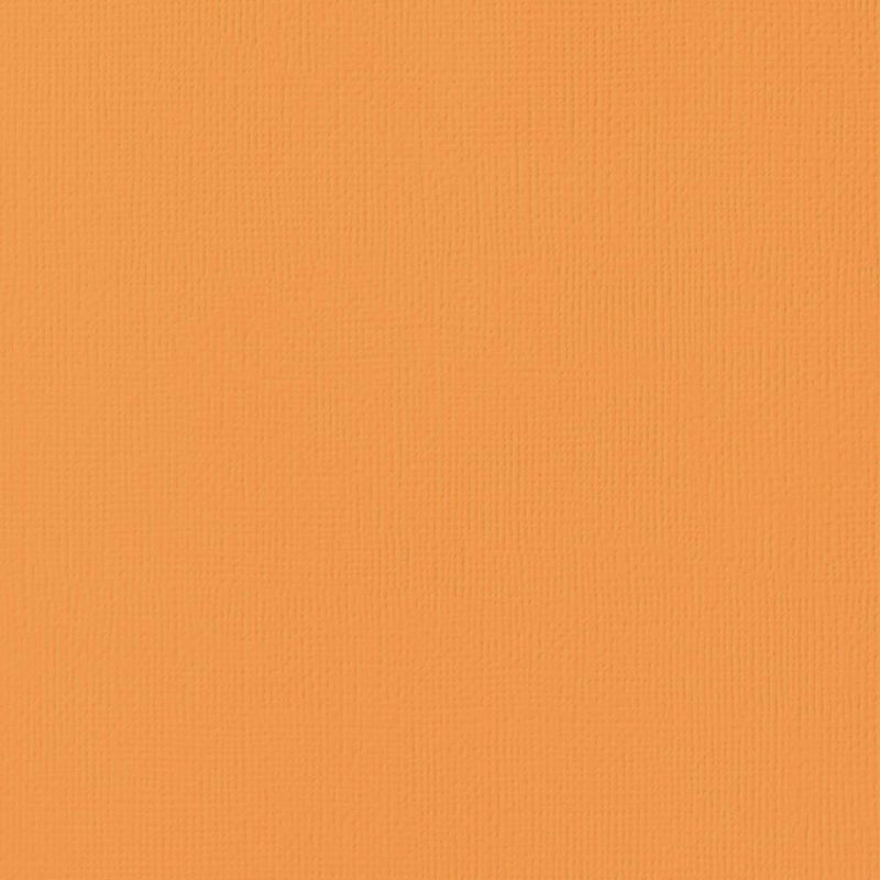 American Crafts - Textured Cardstock 12"X12" - Tangerine