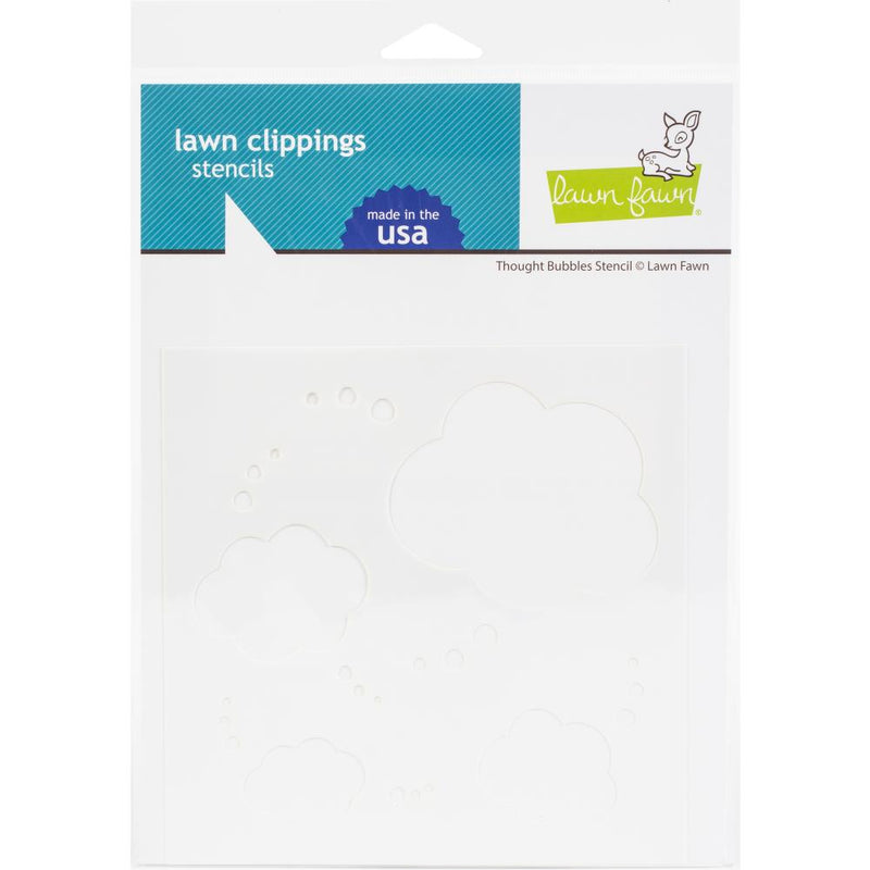 Lawn Fawn - Clippings Stencils - Thought Bubbles