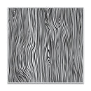 Hero Arts - Cling Stamp 6"X6" - Woodgrain Bold Prints