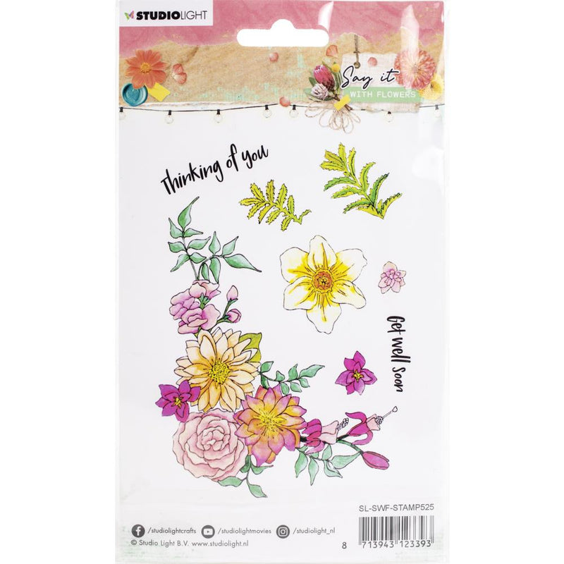 Studio Light - Say It With Flowers - Clear Stamp - Nr.525