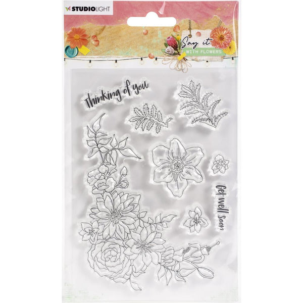 Studio Light - Say It With Flowers - Clear Stamp - Nr.525