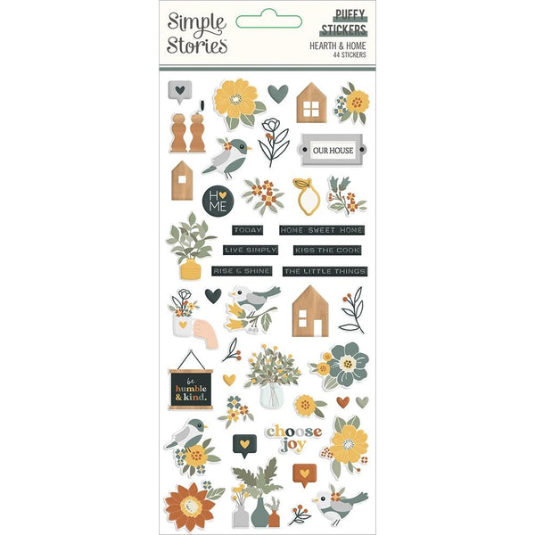 Simple Stories - Hearth & Home - Puffy Stickers