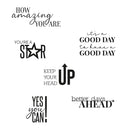 Sizzix - Clear Stamps - Positive Signs