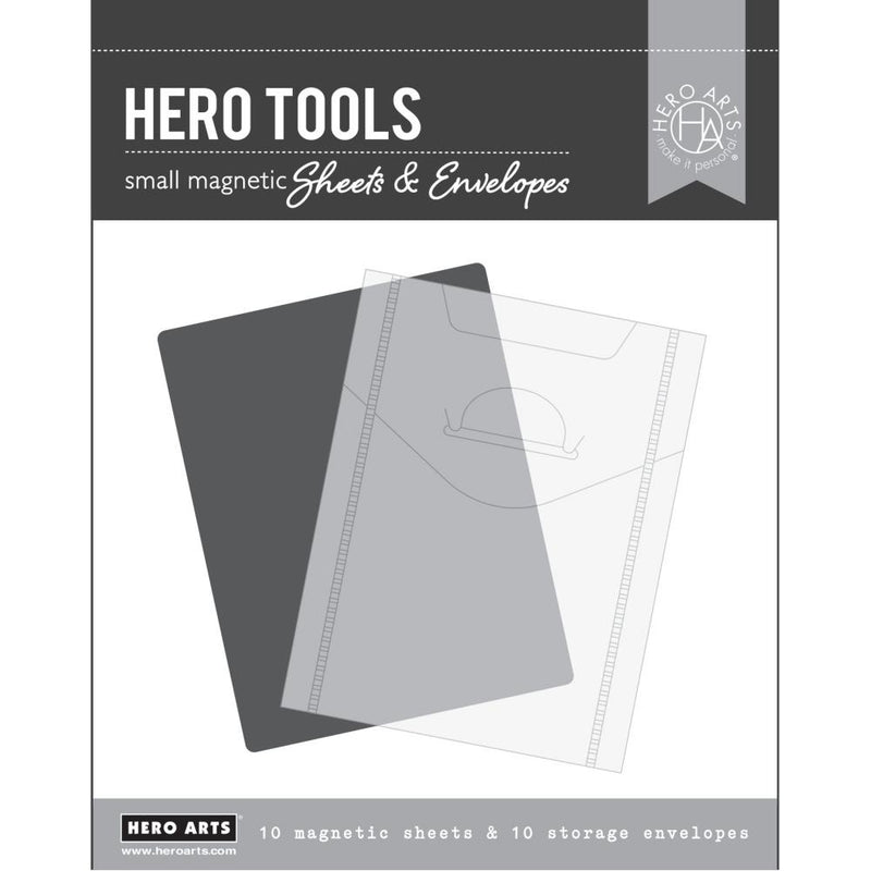 Hero Arts - Magnetic Sheets & Storage Envelopes - 4"X5" 10/Pkg
