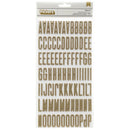 Shimelle - Thickers Alpha Stickers - Fitzgeral - Gold Glitter
