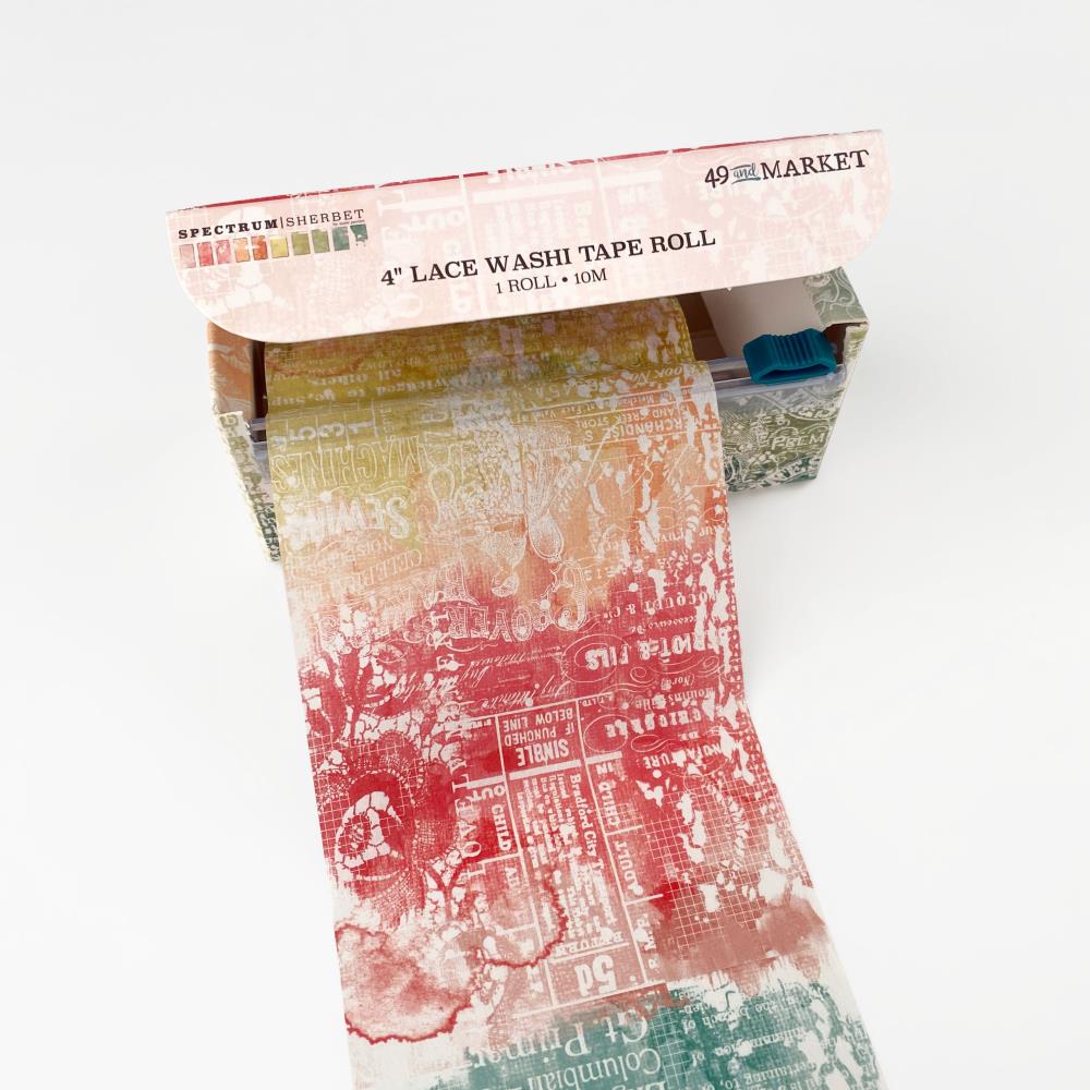 49 And Market - Spectrum Sherbet - Washi Tape - Lace