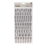 Vicki Boutin - Evergreen & Holly - Thickers Stickers - Alpha With Gold Foil