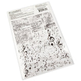 49 And Market - Rub-Ons 6"X8" - Music Blends