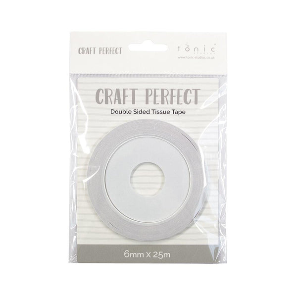 Craft Perfect - Double-Sided Tissue Tape - Clear - 6mm x 25m