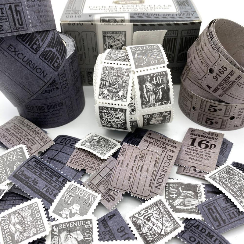 49 And Market - Vintage Bits Ticket Essentials - Pewter
