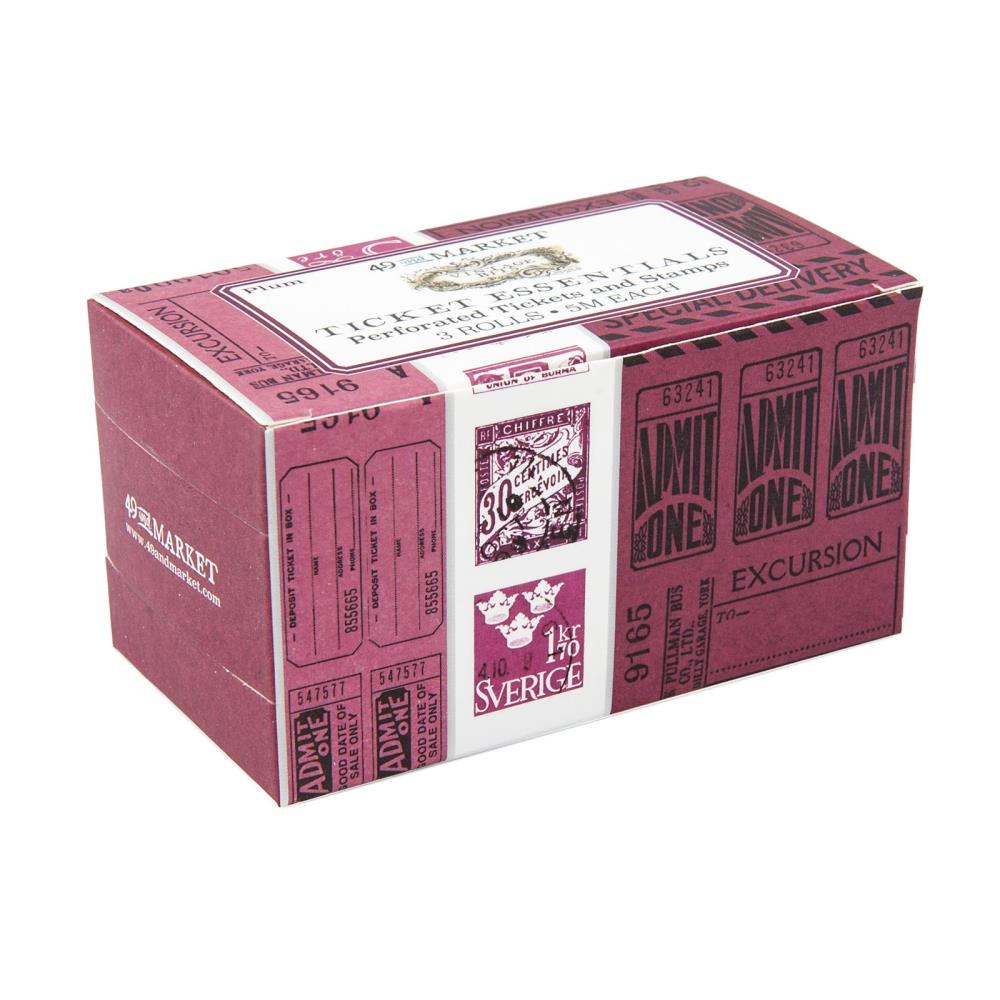 49 And Market - Vintage Bits Ticket Essentials - Plum