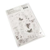 49 And Market - Essential Textblends Rub-Ons - Pewter