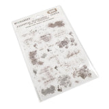 49 And Market - Essential Textblends Rub-Ons - Pewter