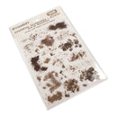 49 And Market - Essential Textblends Rub-Ons - Hickory