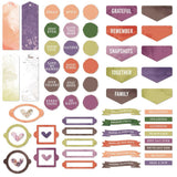 49 And Market - ARToptions Plum Groove - Chipboard Set