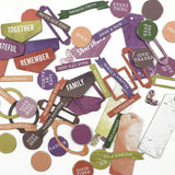 49 And Market - ARToptions Plum Groove - Chipboard Set