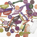 49 And Market - ARToptions Plum Groove - Chipboard Set