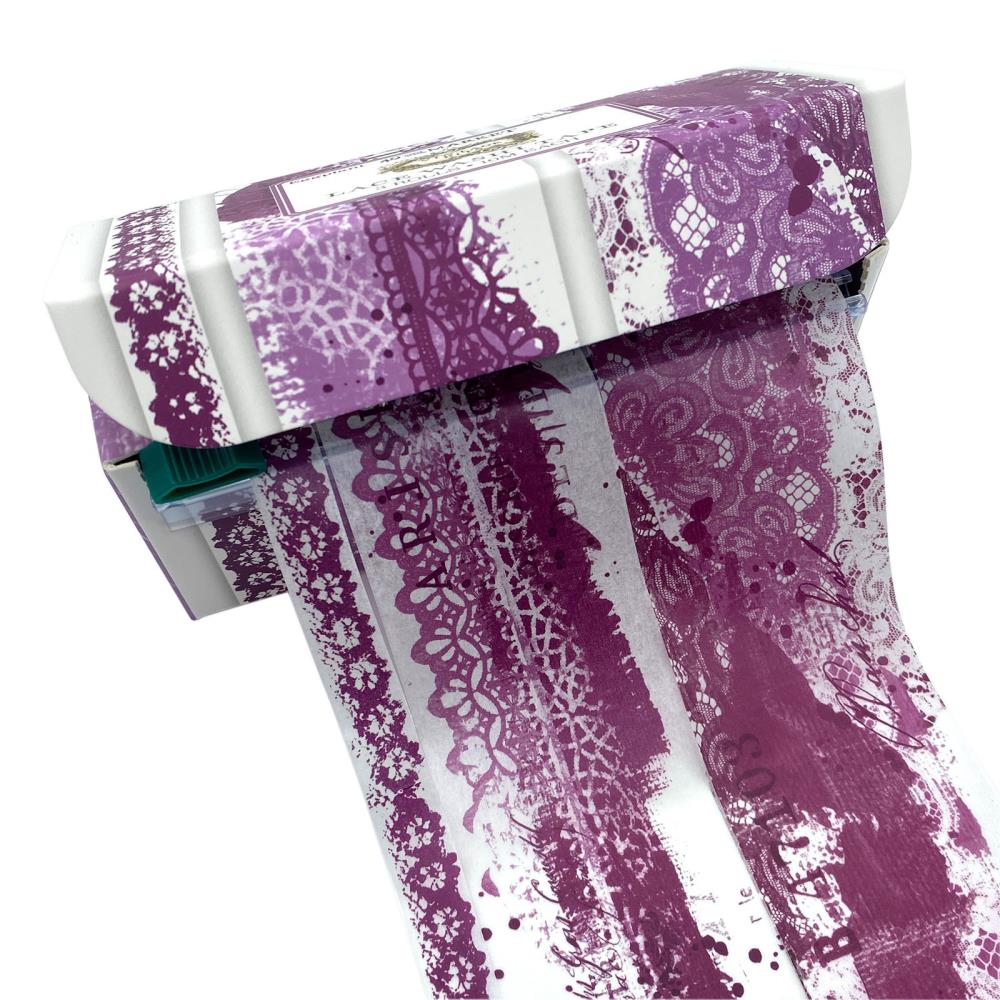 49 And Market - Vintage Bits Lace Washi Tape - Eggplant