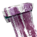 49 And Market - Vintage Bits Lace Washi Tape - Eggplant