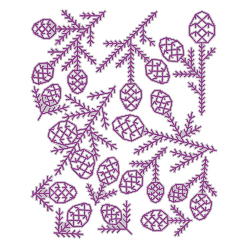 Sizzix - Tim Holtz - Thinlits Dies - Pine Patterns