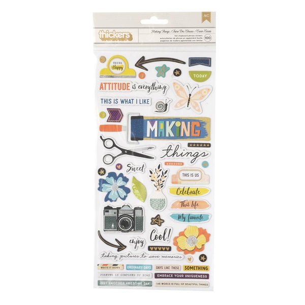 Vicki Boutin - Print Shop - Thickers Stickers - Making Things Phrase