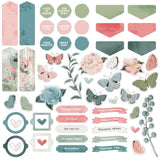 49 And Market - Vintage Artistry Tranquility - Chipboard Set