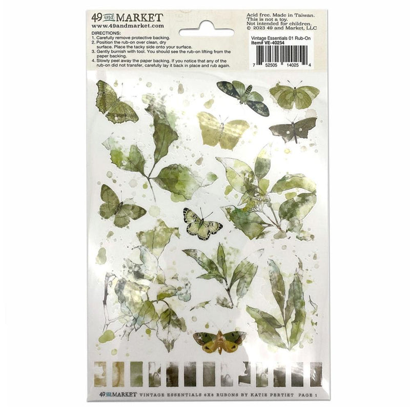 49 And Market - Essential Rub-Ons - Vintage Essentials 01