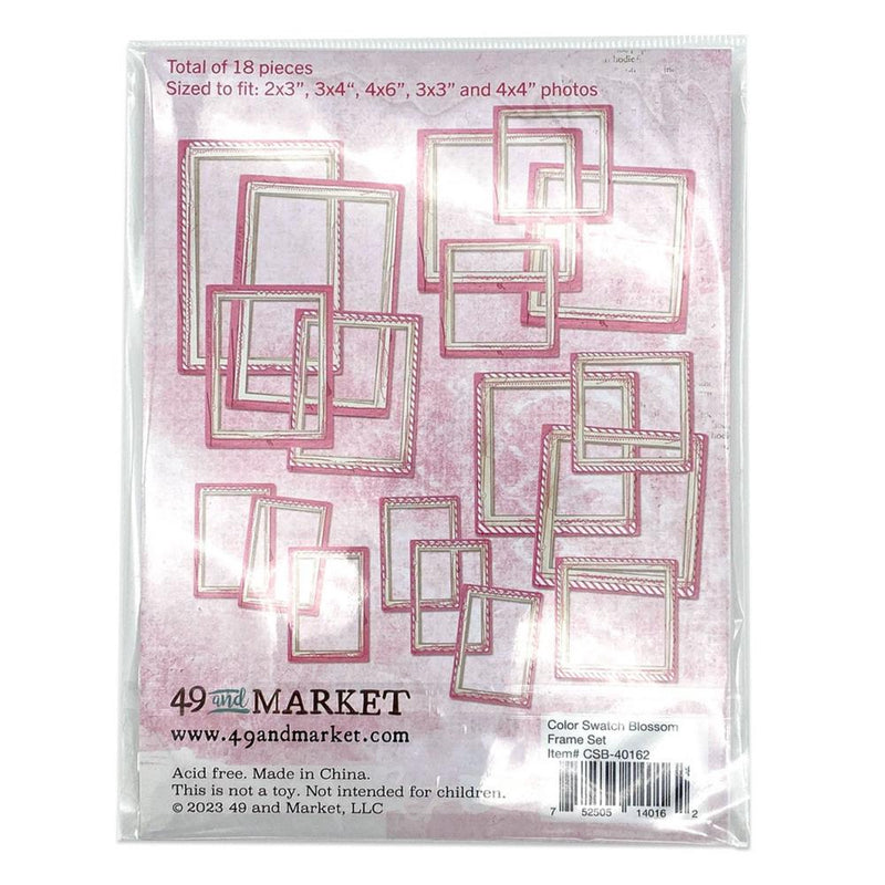 49 And Market - Color Swatch: Blossom - Frame Set