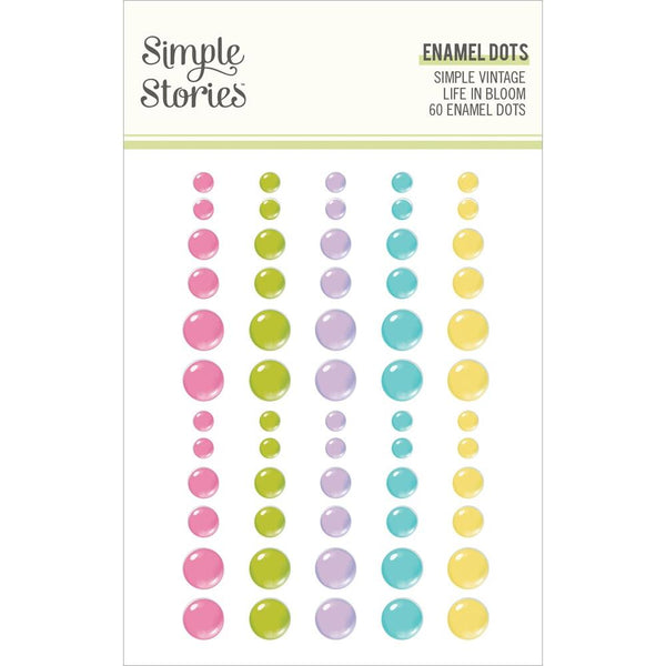 Simple Stories - Simple Vintage Life In Bloom - Enamel Dots