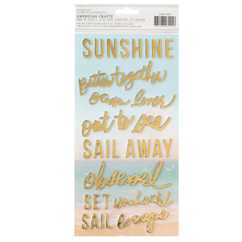 Heidi Swapp - Set Sail - Thickers Stickers - Phrase