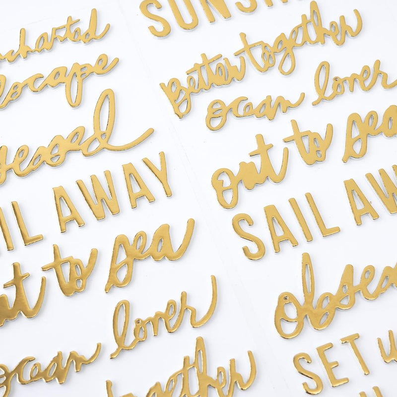 Heidi Swapp - Set Sail - Thickers Stickers - Phrase