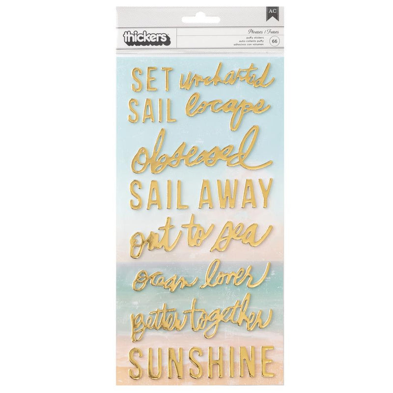 Heidi Swapp - Set Sail - Thickers Stickers - Phrase