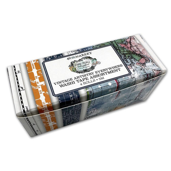 49 And Market - Vintage Artistry Everywhere - Washi Tape - Assortment